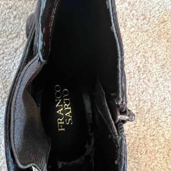 Franco Sarto Women’s‎ Red/Brown Booties Size 7.5 - Picture 9 of 12